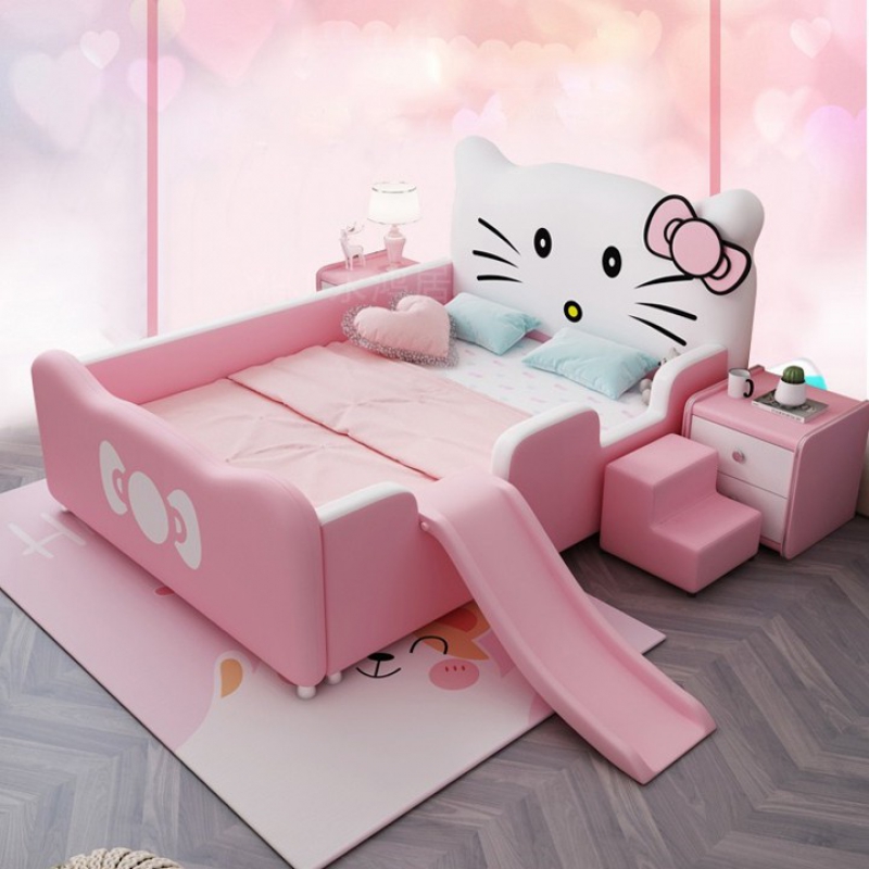 15+ các mẫu giường ngủ đơn hello kitty cho bé gái đẹp đơn giản 2022