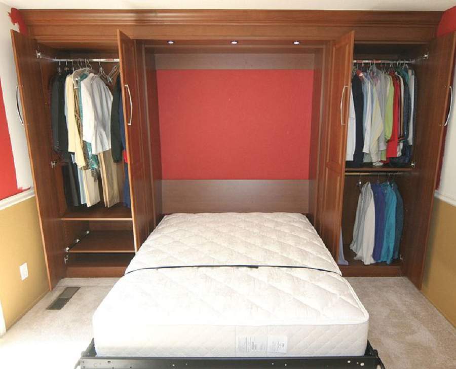 Giường tủ thông minh giúp tiết kiệm diện tích tuyệt vời