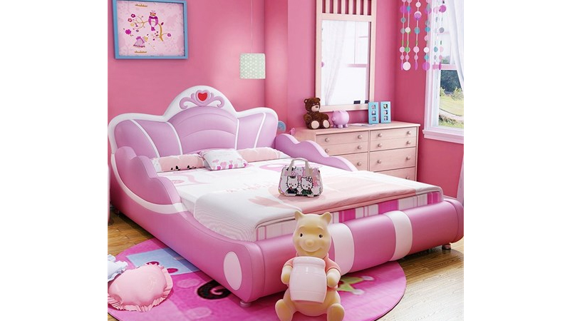 Giường ngủ cho bé thiết kế vương miện dễ thương
